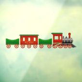 メリークリスマスおもちゃの列車セット ウィンドウサイン (シート3)