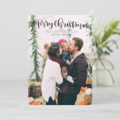 メリークリスマスおよび幸せな年賀状 シーズンカード (スタンド正面)