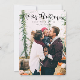 メリークリスマスおよび幸せな年賀状 シーズンカード