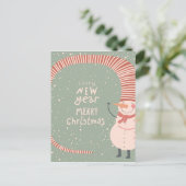 メリークリスマスおよび明けましておめでとうの漫画 シーズンポストカード (スタンド正面)