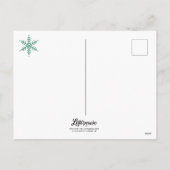 メリークリスマスおよび明けましておめでとうの郵便はがき シーズンポストカード (裏面)