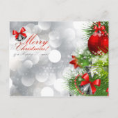 メリークリスマスおよび明けましておめでとう シーズンポストカード (正面)
