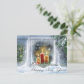 メリークリスマスおよび明けましておめでとう シーズンポストカード (スタンド正面)