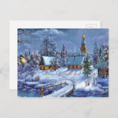 メリークリスマスおよび明けましておめでとう シーズンポストカード (正面/裏面)