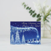 メリークリスマスおよび明けましておめでとう シーズンポストカード (スタンド正面)