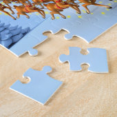 メリークリスマスおよび明けましておめでとう ジグソーパズル (側面)