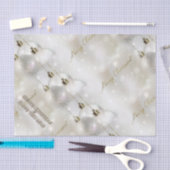 メリークリスマスおよび明けましておめでとう 薄葉紙 (クラフト)