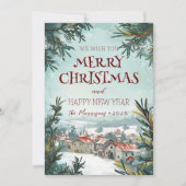 メリークリスマスお正月おめでとう シーズンカード (正面)