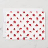 メリークリスマスお洒落サンタハット シーズンカード (裏面)