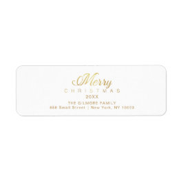 メリークリスマスお洒落タイポグラフィスクリプト引用文 ラベル