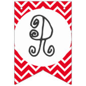 メリークリスマスお洒落タイポグラフィ バンティングフラッグ (第3の旗)