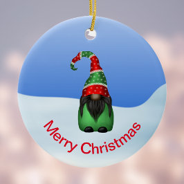 メリークリスマスお洒落格言 セラミックオーナメント
