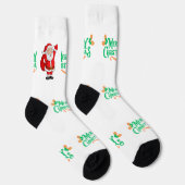 メリークリスマスお祝いすごいソフトギフトクール ソックス (右)