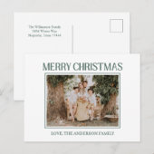 メリークリスマスお祝いグッズ ポストカード (正面/裏面)