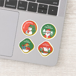 メリークリスマスお祝いステッカーコレクション シール