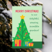 メリークリスマスから孫カード シーズンカード