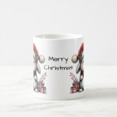 メリークリスマスかわいいウサギ コーヒーマグカップ (中央)