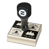 メリークリスマスかわいいクリスマスホリデーツリー ラバースタンプ (スタンプ)