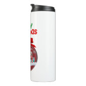 メリークリスマスかわいいサンタクロース友人のためのギフト タンブラー (回転右)