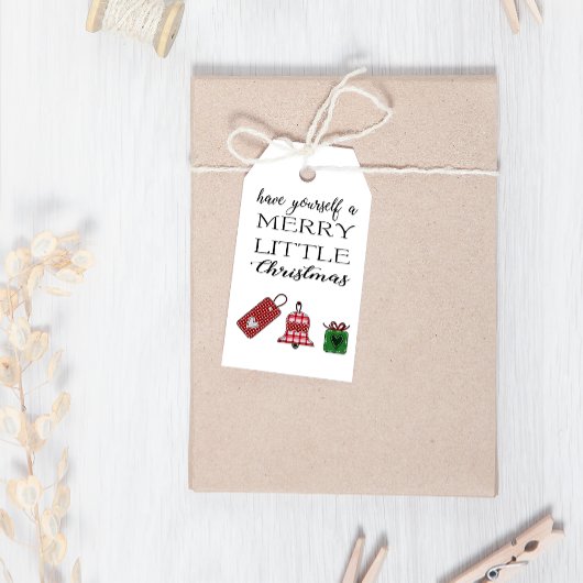 メリークリスマスかわいいフェスティバルクリスマス ギフトタグ