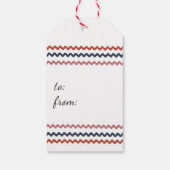 メリークリスマスかわいいペンギンサンタハットクリスマス ギフトタグ (裏面)