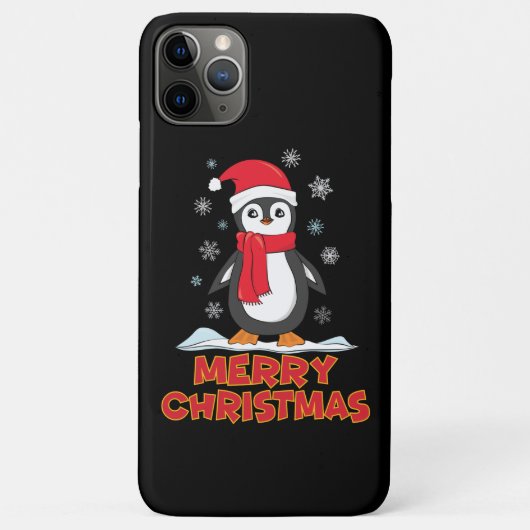 メリークリスマスかわいいペンギン Case-Mate iPhoneケース (裏面)