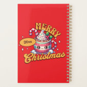 メリークリスマスかわいいホットチョコレートマグファミリー プランナー手帳 (裏面)