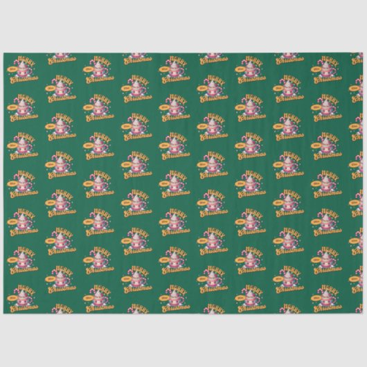 メリークリスマスかわいいホットチョコレートマグファミリー 薄葉紙 (正面)