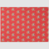 メリークリスマスかわいいホットチョコレートマグファミリー 薄葉紙 (正面)