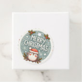 メリークリスマスかわいいロビンス フェイバータグ (インサイチュ)