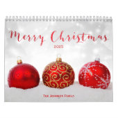 メリークリスマスかわいい写真カレンダー2025 カレンダー (カバー)
