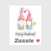 メリークリスマスかわいい冬の格言恋 シール (シート)