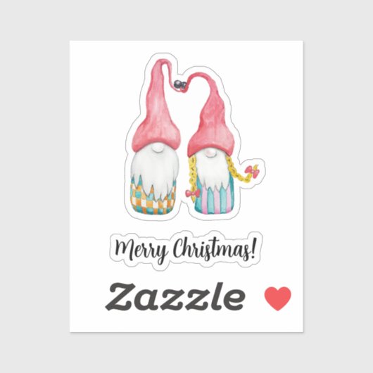 メリークリスマスかわいい冬の格言恋 シール (シート)