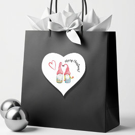 メリークリスマスかわいい冬の格言恋 ハートシール