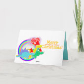 メリークリスマスかわいい恐竜のカード シーズンカード (裏面)