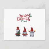 メリークリスマスかわいい格言キャンディジャー ポストカード (正面)