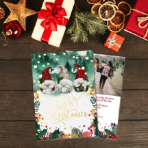 メリークリスマスかわいい格言金ゴールド星写真