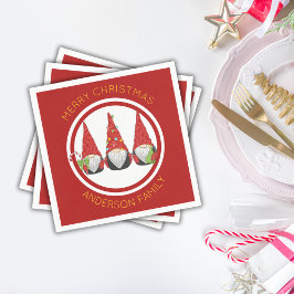 メリークリスマスかわいい格言 スタンダードカクテルナプキン