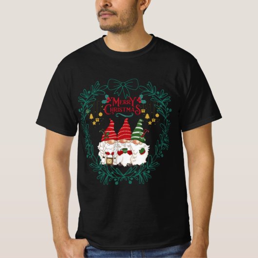 メリークリスマスかわいい格言 Tシャツ (正面)
