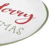 メリークリスマスかわいい牛 カッティングボード (角)