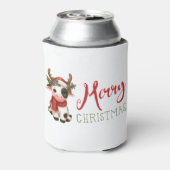 メリークリスマスかわいい牛 缶クーラー (缶裏面)