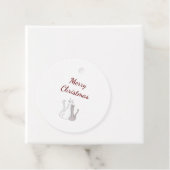 メリークリスマスかわいい猫エレガントたち フェイバータグ (インサイチュ)