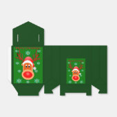メリークリスマスかわいい鹿のテントのお願いボックス フェイバーボックス (折り畳みなし)