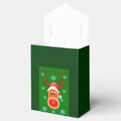 メリークリスマスかわいい鹿のテントのお願いボックス フェイバーボックス (オープン)