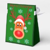 メリークリスマスかわいい鹿のテントのお願いボックス フェイバーボックス (裏面サイド)