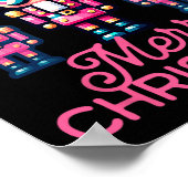 メリークリスマスくるみ割りカワイファミリークリスマス女性 ポスター (角)