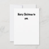 メリークリスマスくるみ割りカード サンキューカード (裏面)