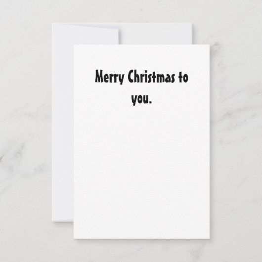 メリークリスマスくるみ割りカード サンキューカード (裏面)