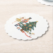 メリークリスマスくるみ割りバレエ ペーパーコースター (アングル)
