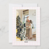 メリークリスマスくるみ割りフレームフォト シーズンカード (裏面)